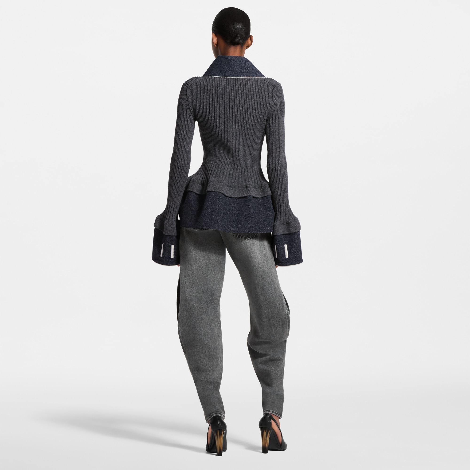 Contrast Stitch Trompe L'Oeil Knit Top - Ready-to-Wear | LOUIS VUITTON